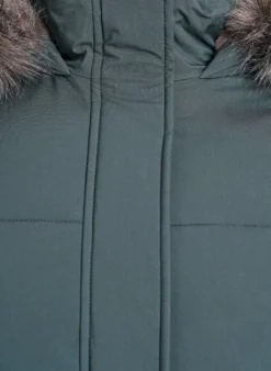 Wasserabweisender Parka mit Kunstpelzkragen