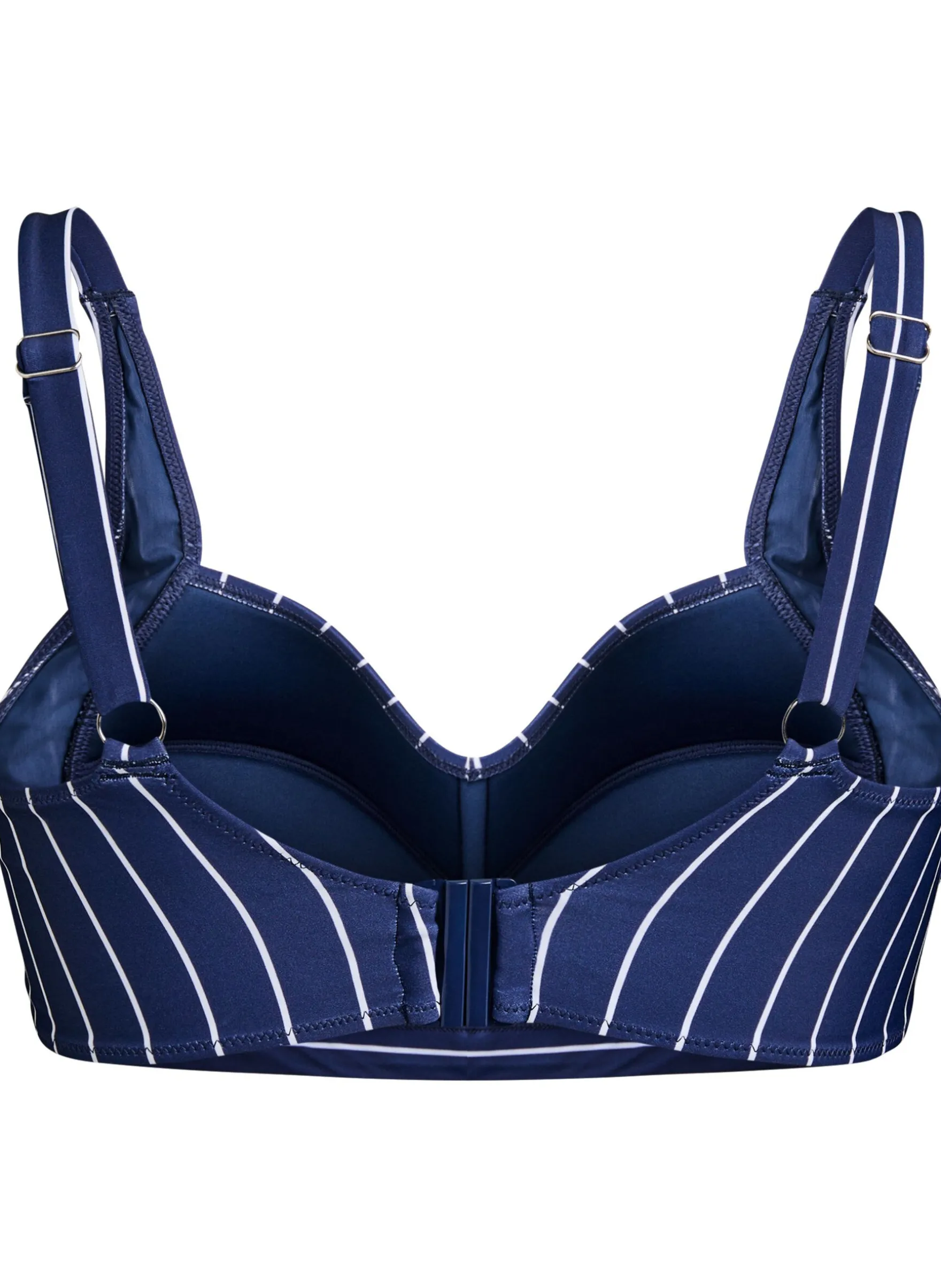 Wattierter Bikini-Oberteil mit Print