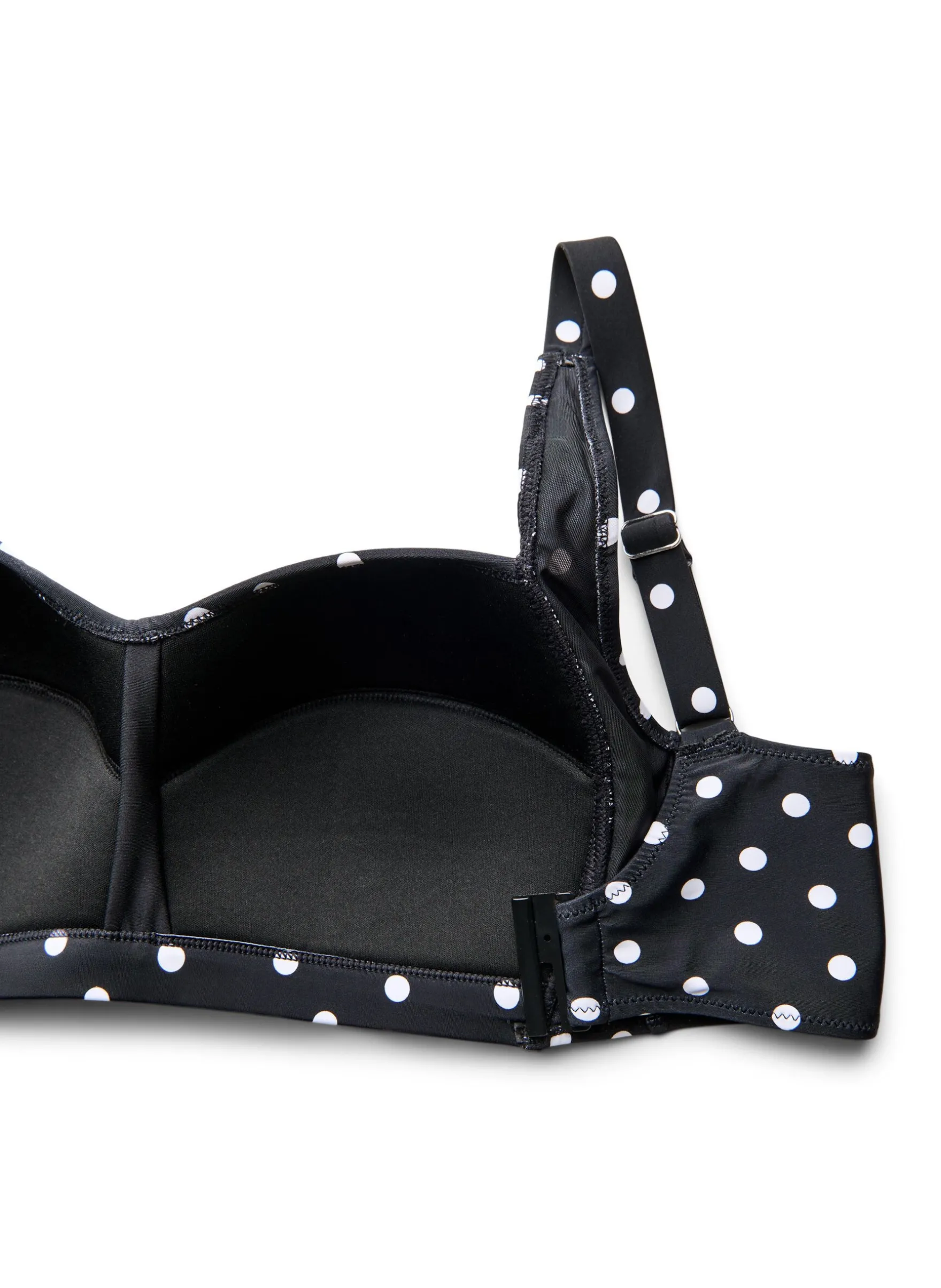 Wattierter Bikini-Oberteil mit Print