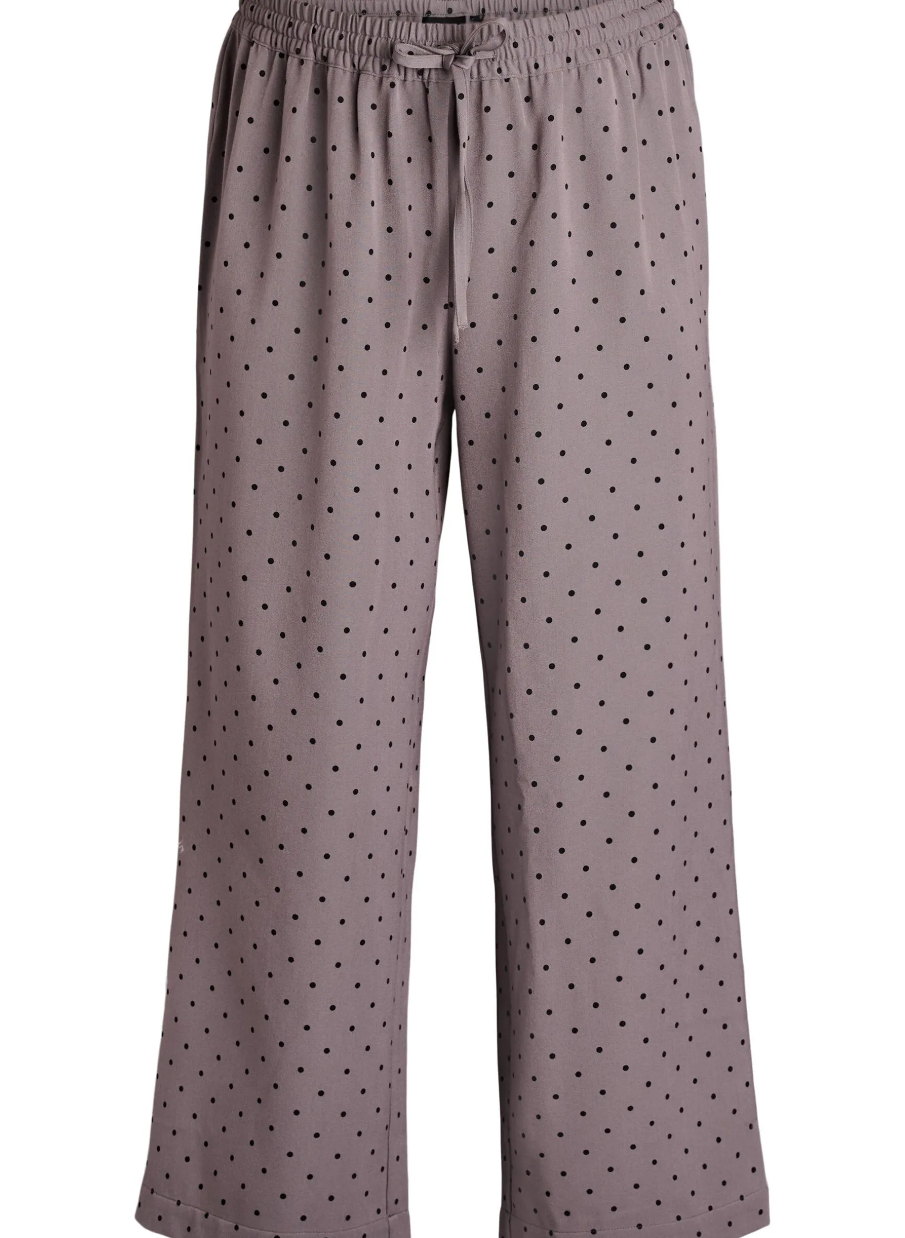 Weite Hose mit hoher Taille