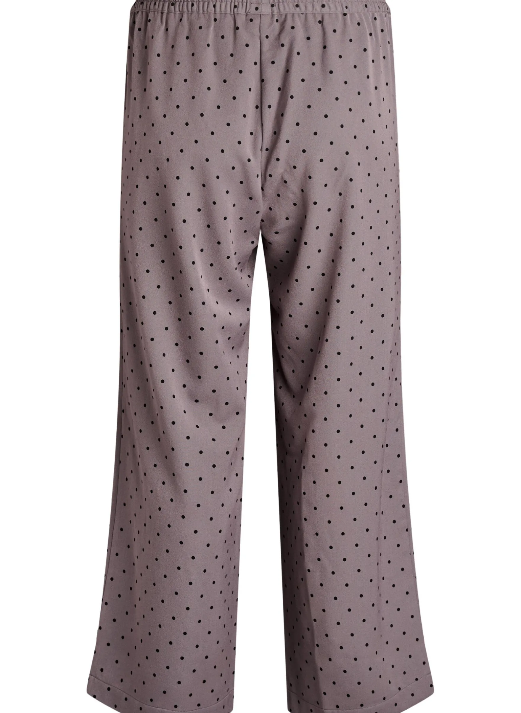 Weite Hose mit hoher Taille