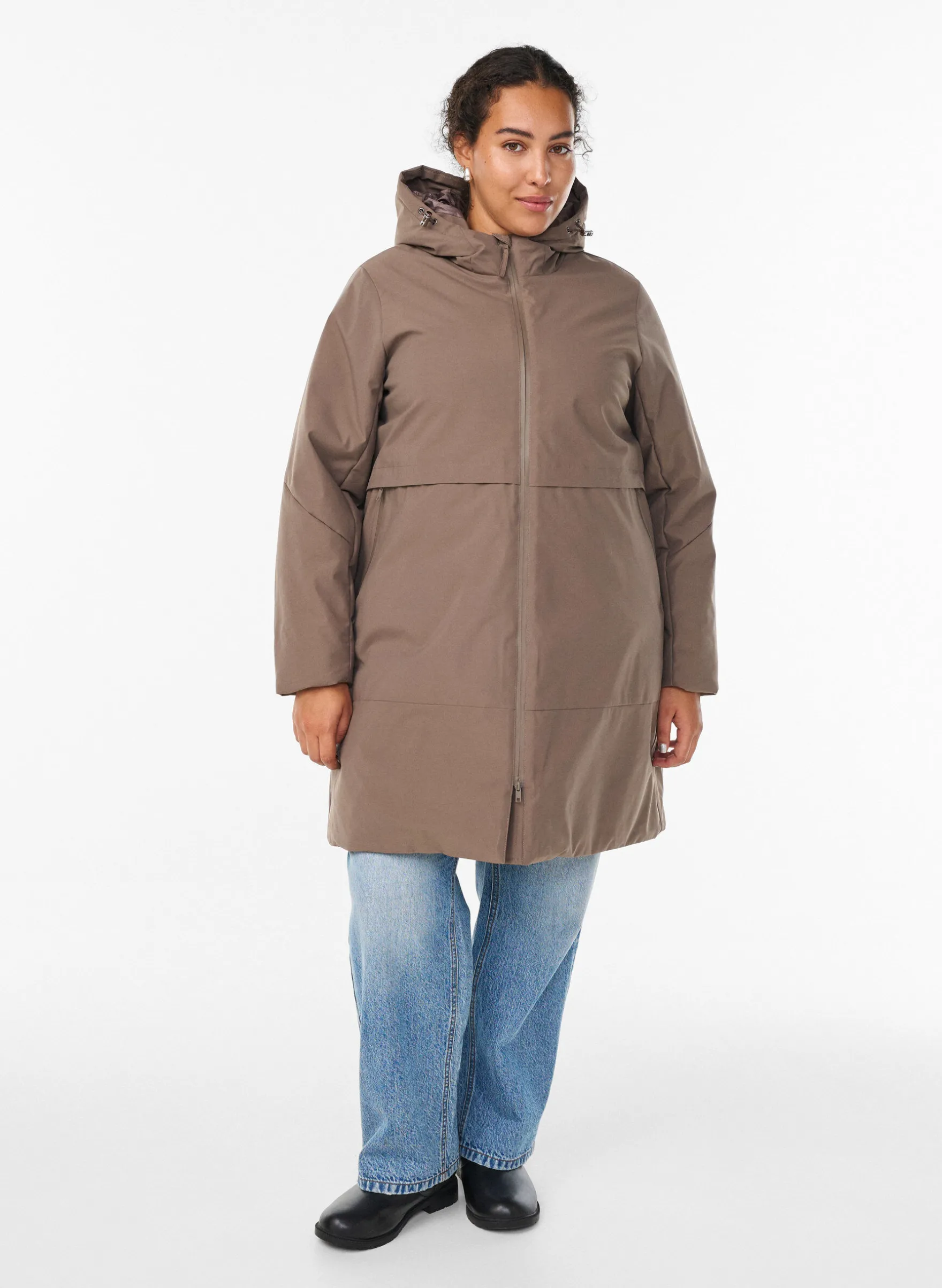 Winterjacke mit verstellbarer Taille